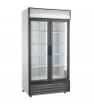Vitrină frigorifică verticală SD1002HE, uși batante, +4/+10°C, 879/823 litri, L1130mm