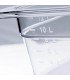 Cuvă GN1/2 H65mm, 4litri, policarbonat transparent, premium, 325x265x65mm, Stalgast Polonia