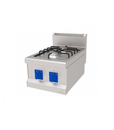 Mașină de gătit pe gaz E AGO-460, 2 arzătoare, 11.5kW, de banc, linia 600 Atalay