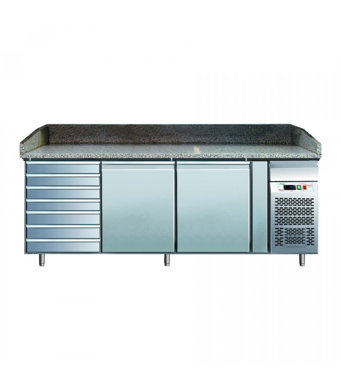 Masă frigorifică preparare pizza sertare & 2 uși PZ2610TN