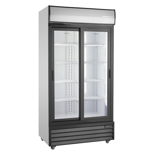 Vitrină frigorifică verticală SD1002SLE, uși glisante, +4/+10°C, 879/823 litri, L1130mm