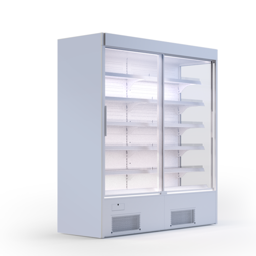 Vitrină frigorifică verticală VARIANT 70H.DP, uși culisante, +1/+10ºC, răcire ventilată, L1070mm, R290, 0.62kW, Igloo