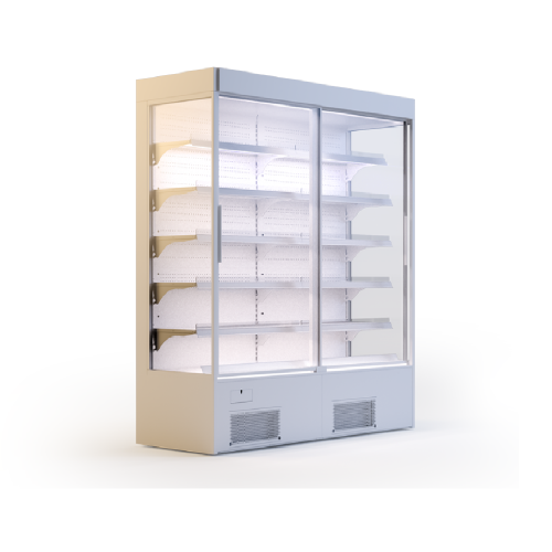 Vitrină frigorifică verticală VARIANT 80H.DP, uși culisante, +1/+10ºC, răcire ventilată, L2570mm, R290, 1.54kW, Igloo