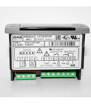 Termostat electronic Dixell XR03CX, sondă NTC + AUX