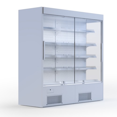 Vitrină frigorifică verticală VARIANT 70L.DP, uși culisante, +1/+10ºC, răcire ventilată, L3820mm, R290, 2.20kW, Igloo