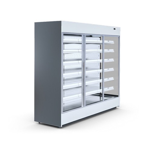 Vitrină frigorifică KING EVO 1.0 DP, uși culisante, +1ºC/+10ºC, răcire ventilată, L1000mm, R449A, 0.66kW, Igloo