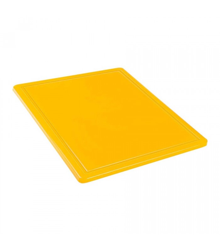 Tocător galben polietilenă, 265x325x12 mm - GN1/2