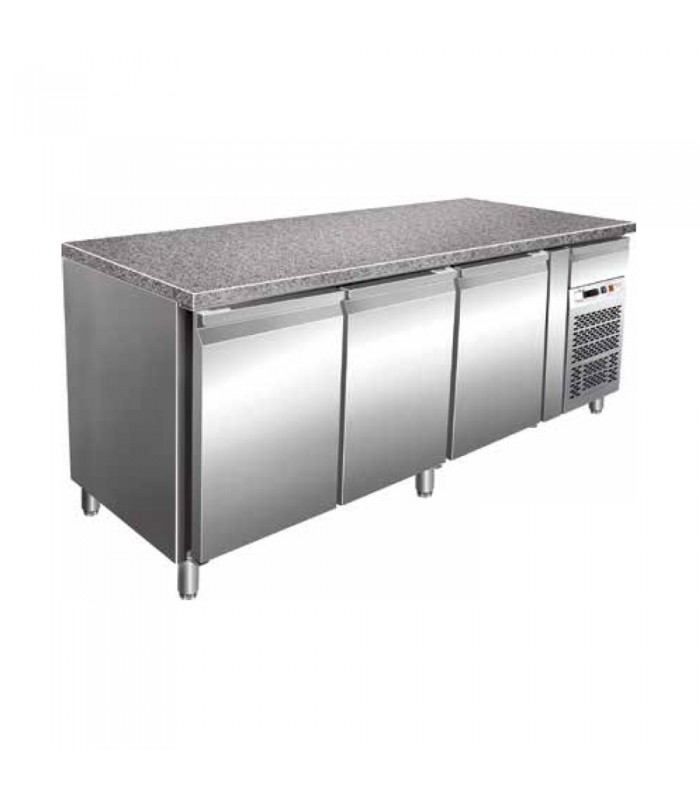 Masă frigorifică IGG810-03 | 3 uși, adâncime 700 mm, chiuvetă